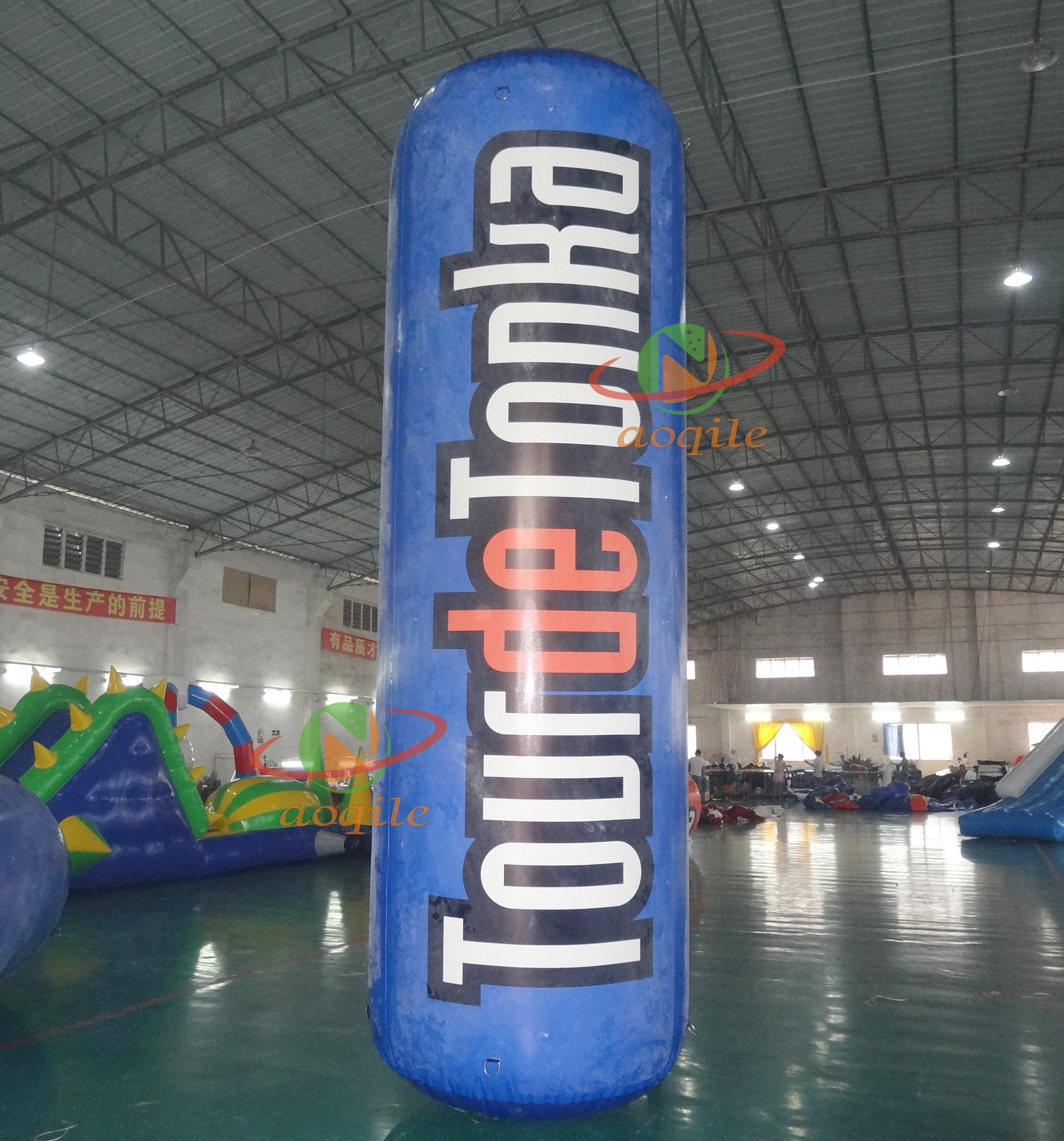 Cylindrical Pvc Inflatable Buoy For Water Sports Floating Inflatable Swimming Mark