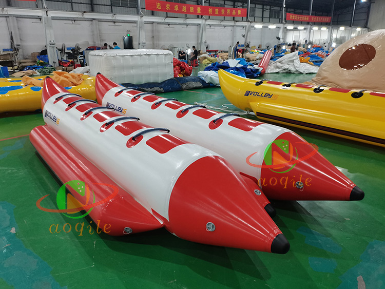 Jetski double rows Boat Inflatable Water Towable Banana Boat Sled For 10 Person