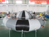 Factory Hot Selling Inflatable Rotating Gyro Stimulating Water Sports Floating Island Inflatable Disco Boat