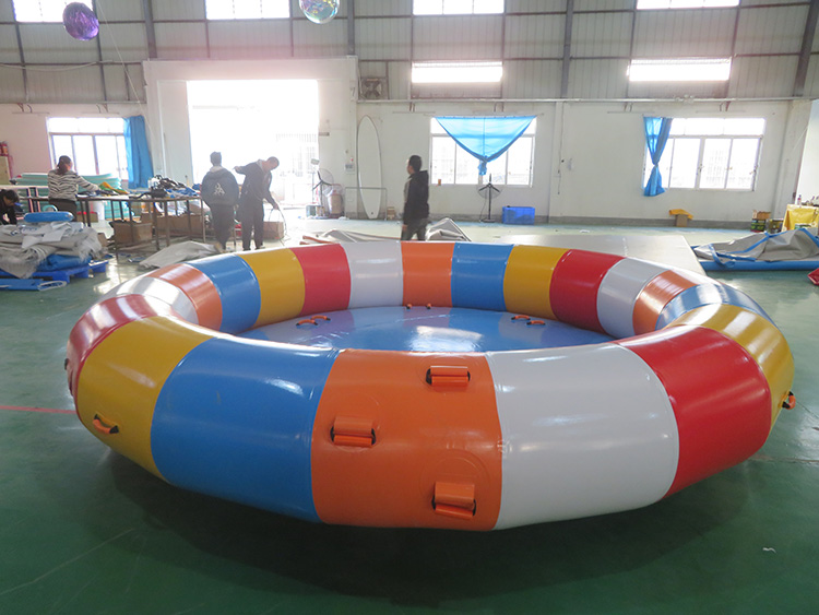 Multicolor donuts Sea Games Towable Water Toys Flying Ski Tube Inflatable Disco Boat