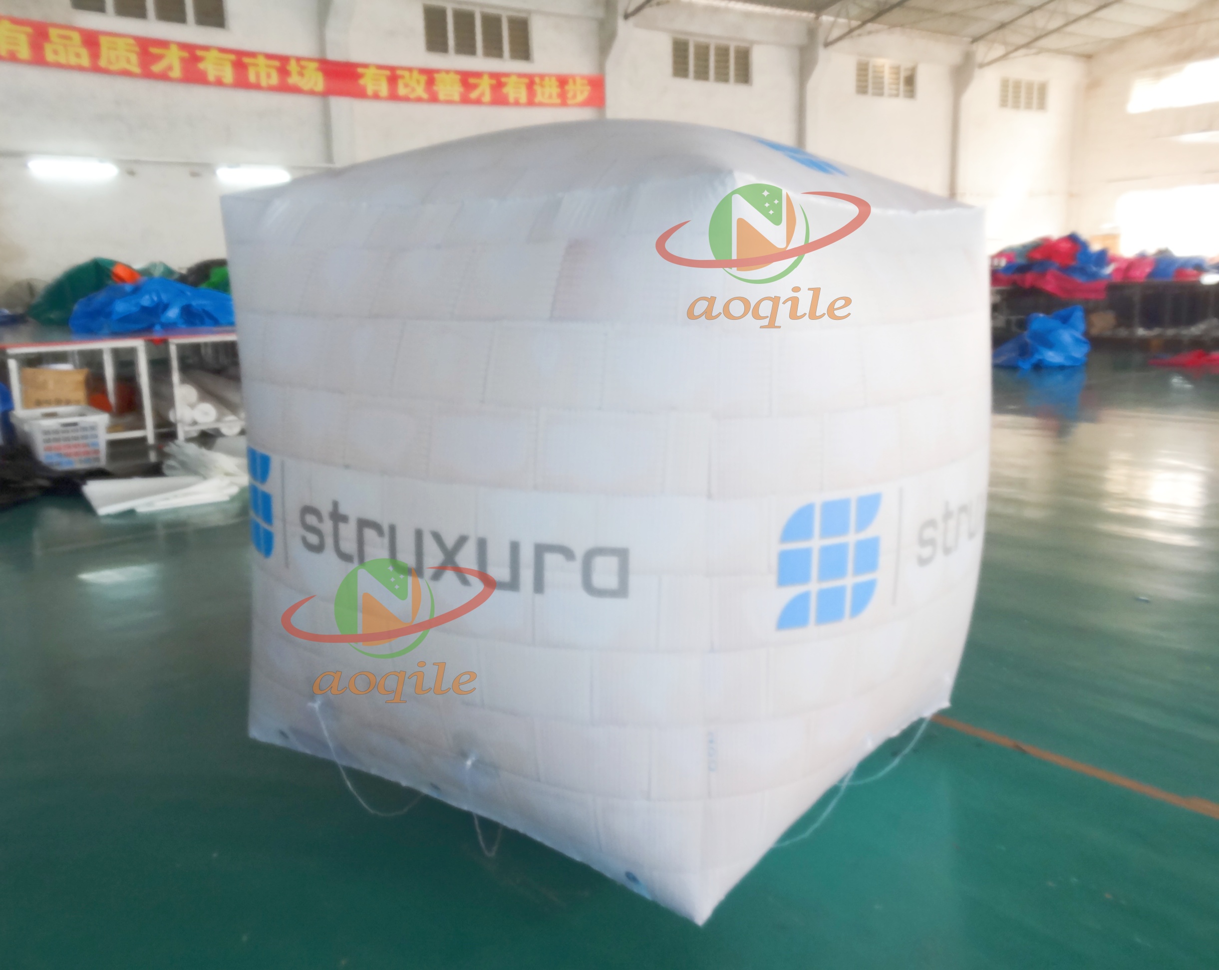 Customized Marine Inflatable Cube Marker Buoy Water Activities Inflatable Floating Advertising Buoy