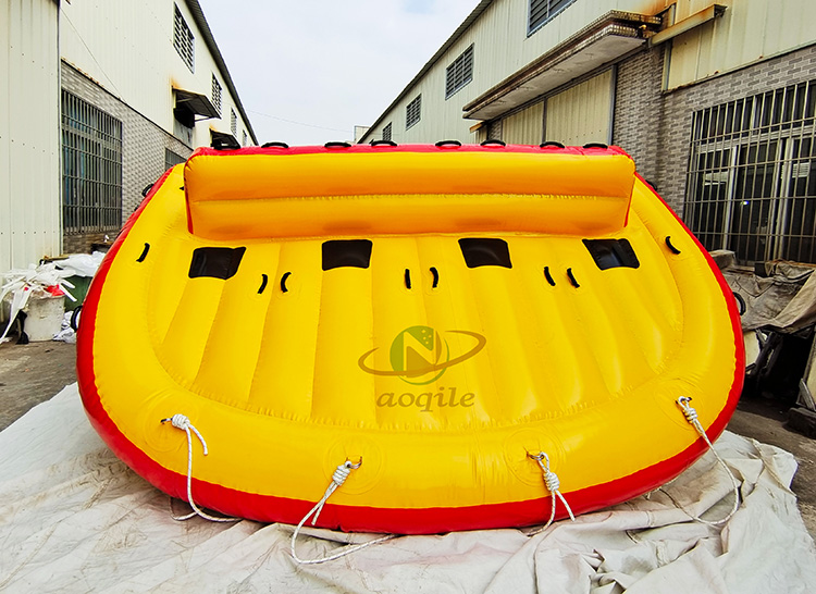 Commercial Water Entertainment Inflatables Water Ski Towable Inflatable Sofa Boat