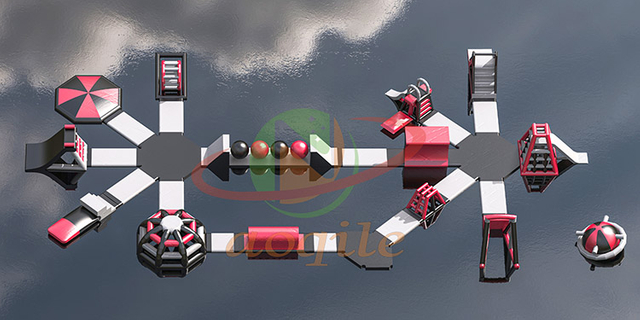 High Quality Floating Water Sports Obstacle Course Amusement Equipment Large Inflatable Water Park