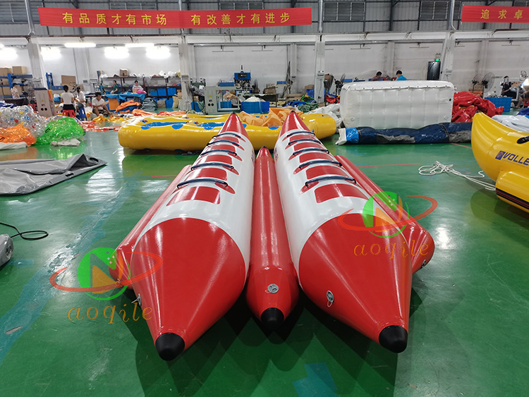 Inflatable Flying Fish Game Boat Tube Towable Water Sports Equipment Inflatable Banana Boat