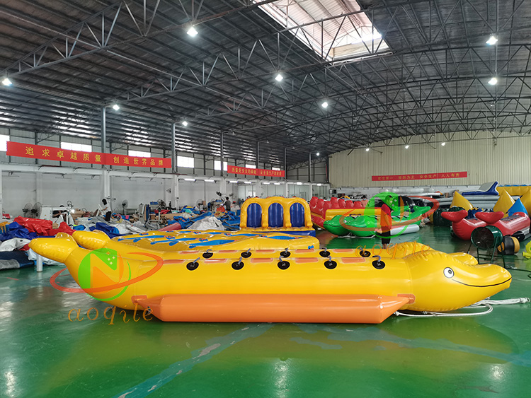 Summer Water Sports Inflatable Water Ski Game Flying Fish Boat Towable Tube Inflatable Banana Boat