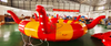 Factory price bandwagon ufo 8 person Towables Octapus Twister Inflatable Disco Boat