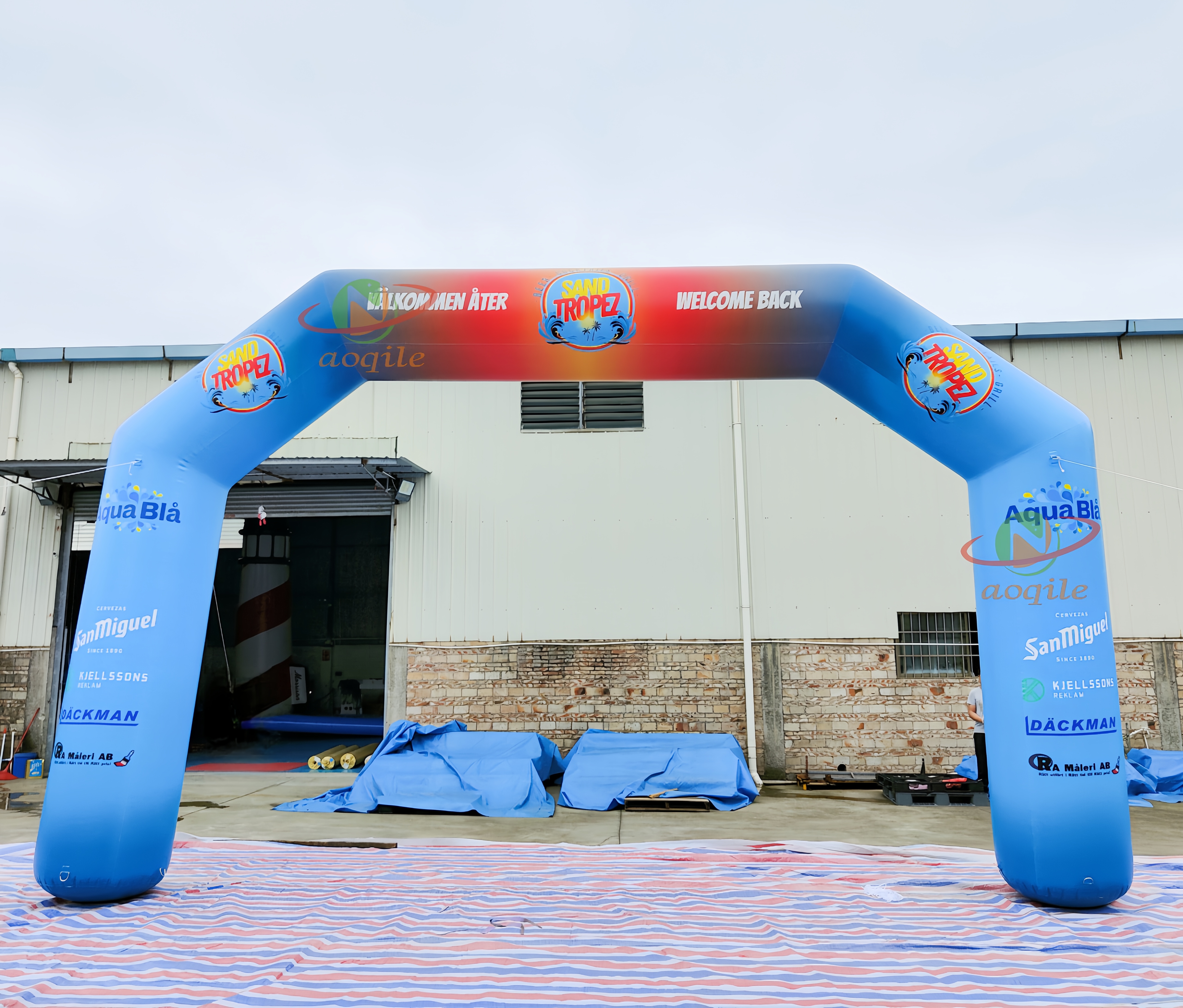 Event Start And Finish Line Advertising Arch Outdoor Inflatable Arch Model