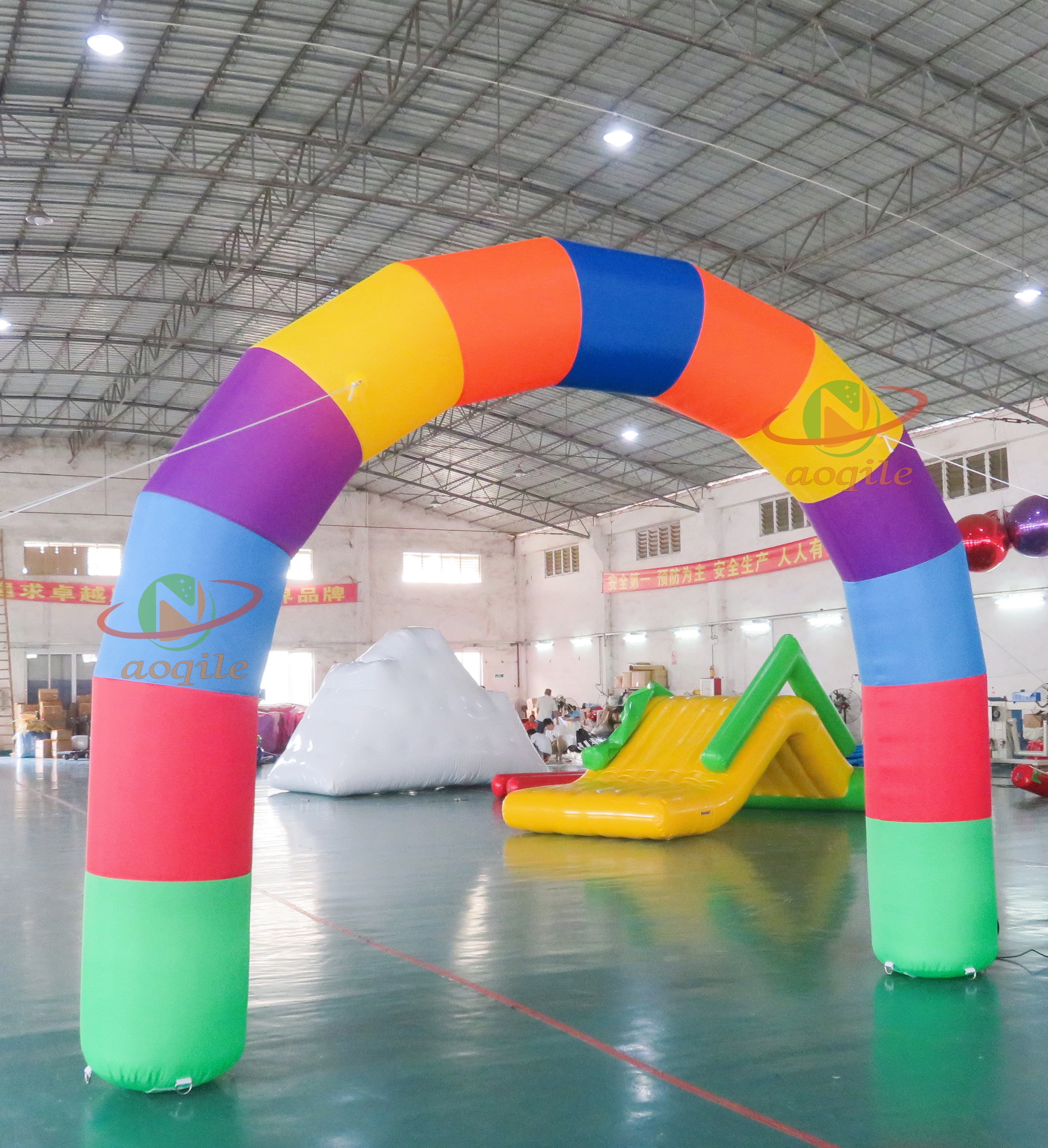 For Outdoor Custom Inflatable Entrance Advertising Arch Inflatable Race Start Finish Line Arch