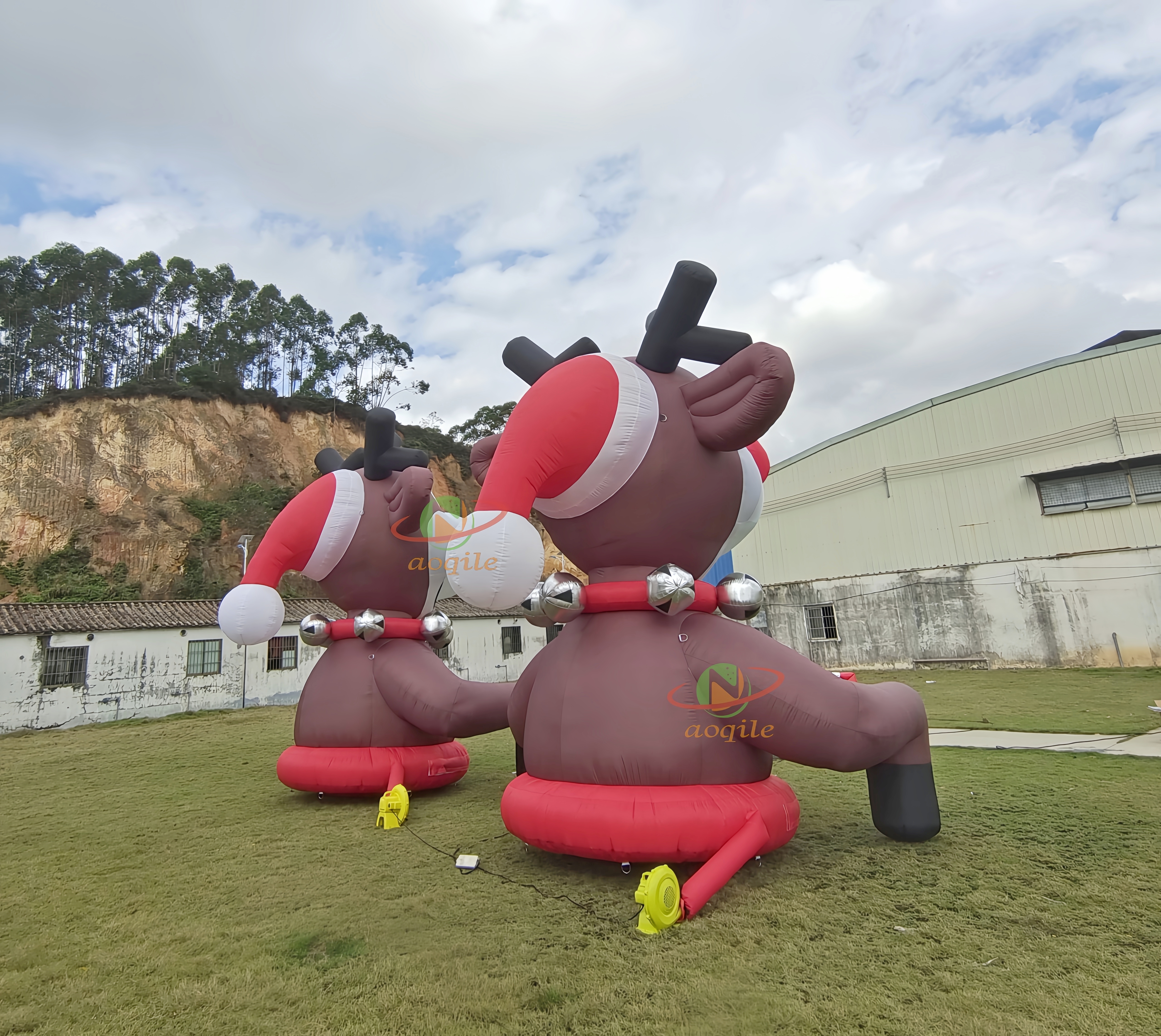 Inflatable Christmas Elk for Christmas Party/Giant Inflatable Christmas Deer Giant inflatable reindeer model