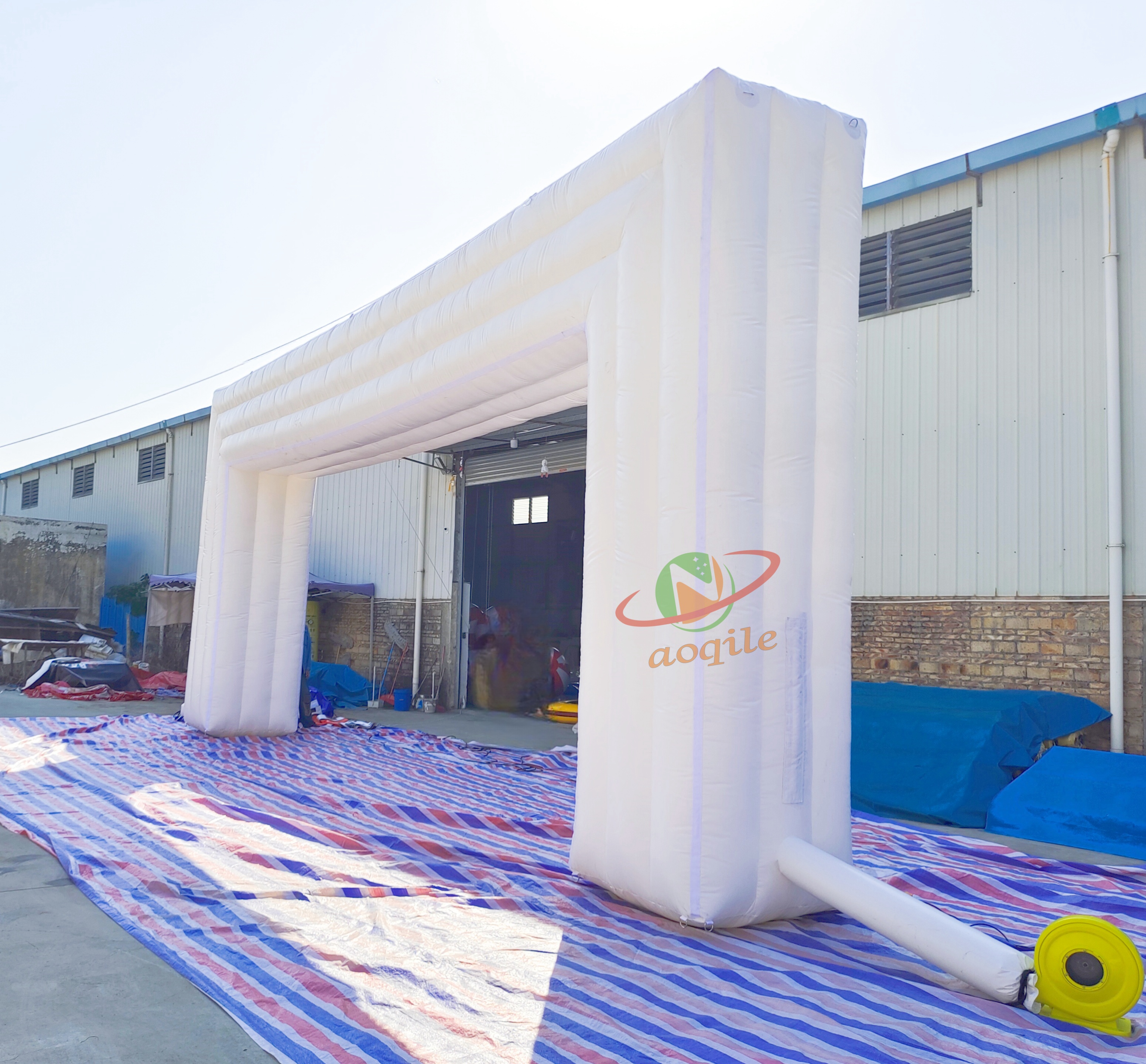 PVC Tarpaulin Airtight Inflatable Entrance Arch Indoor And Outdoor Advertising Arch Prinfull