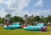 Aoqile 2025 New Outdoor Pool Water Park Inflatable Swan-shaped Resting Platform for Events