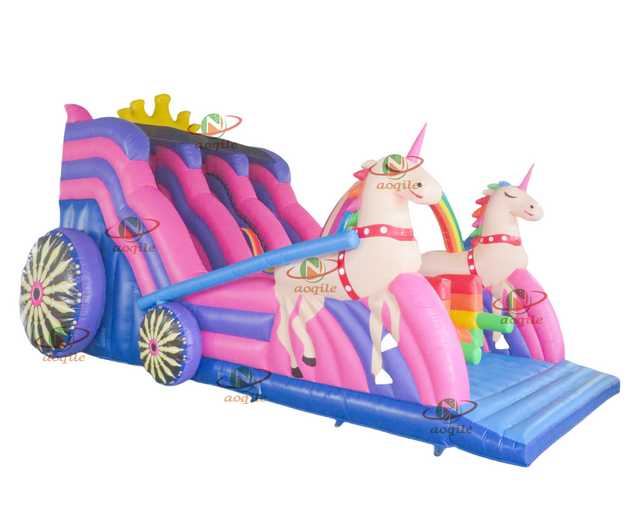 Hot Selling High Quality Inflatable Carriage Style Slide for Events