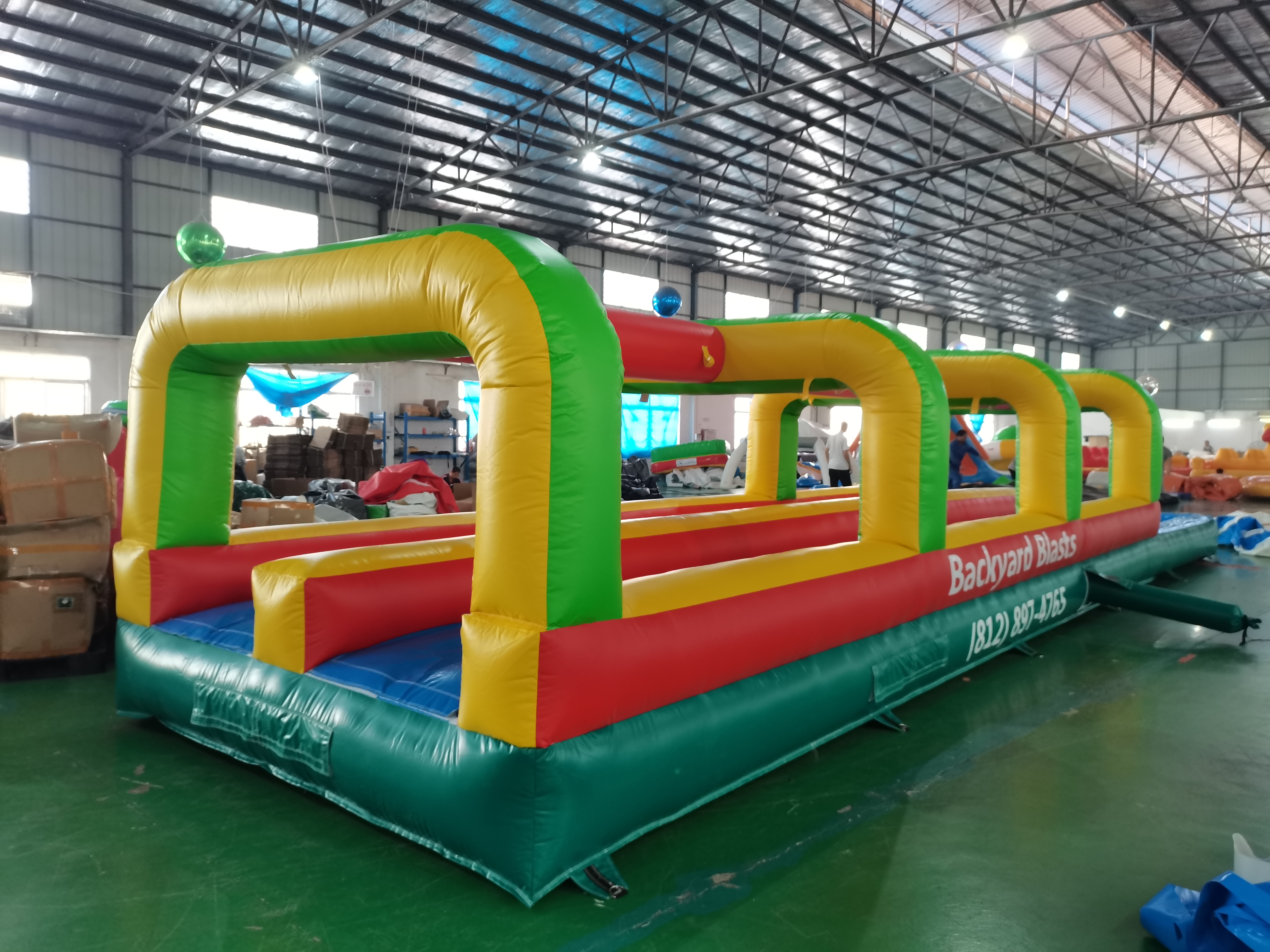 High Quality Indoor And Outdoor Inflatable Water Slide with Swimming Pool