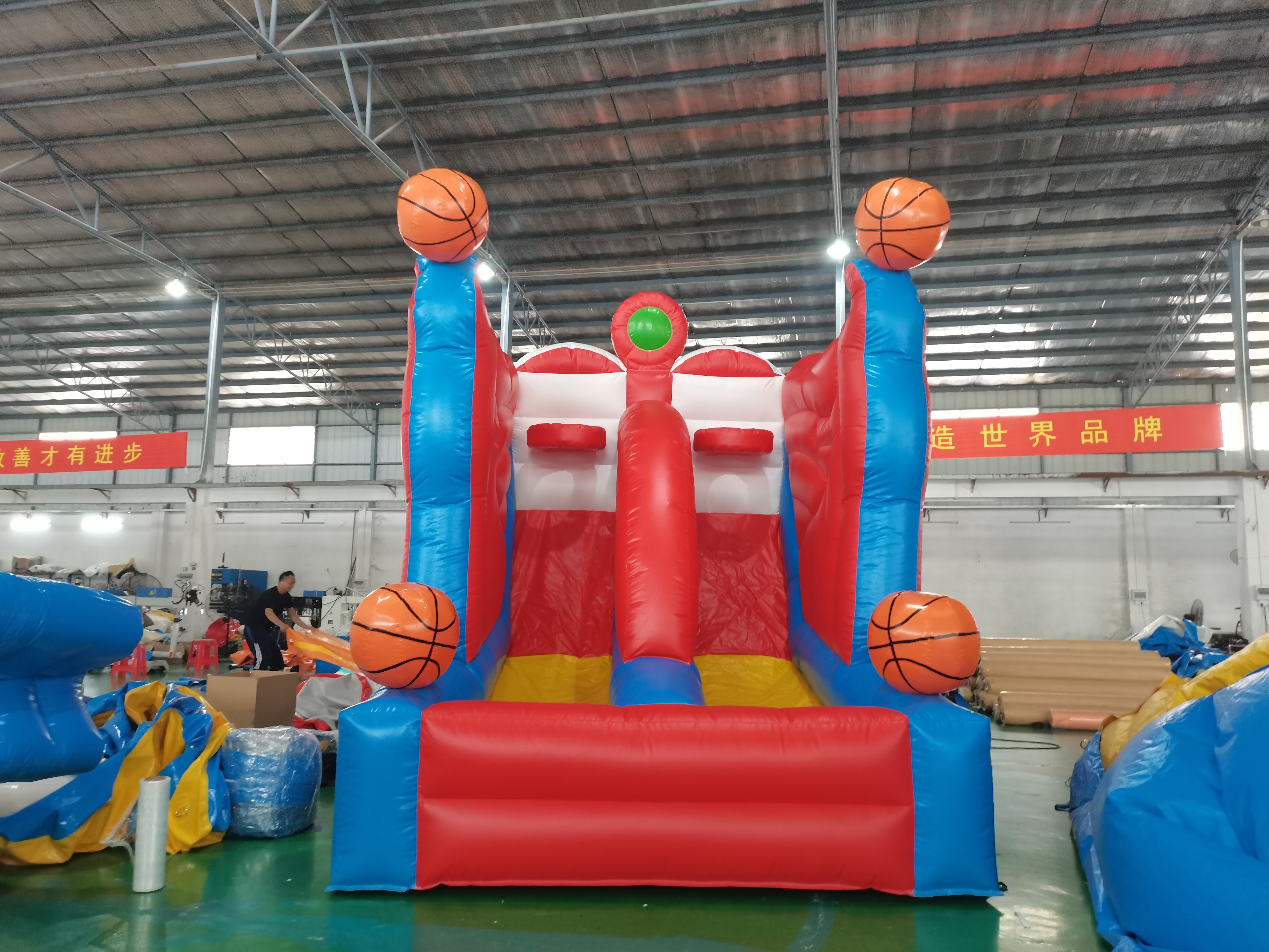 High Quality Indoor And Outdoor Inflatable Basketball Frame Entertainment Equipment