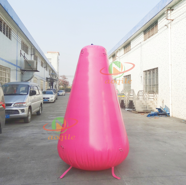 Durable Pvc Inflatable Water Merchant Mark Buoy Buoy Tube Water Triathlon Floating Buoy
