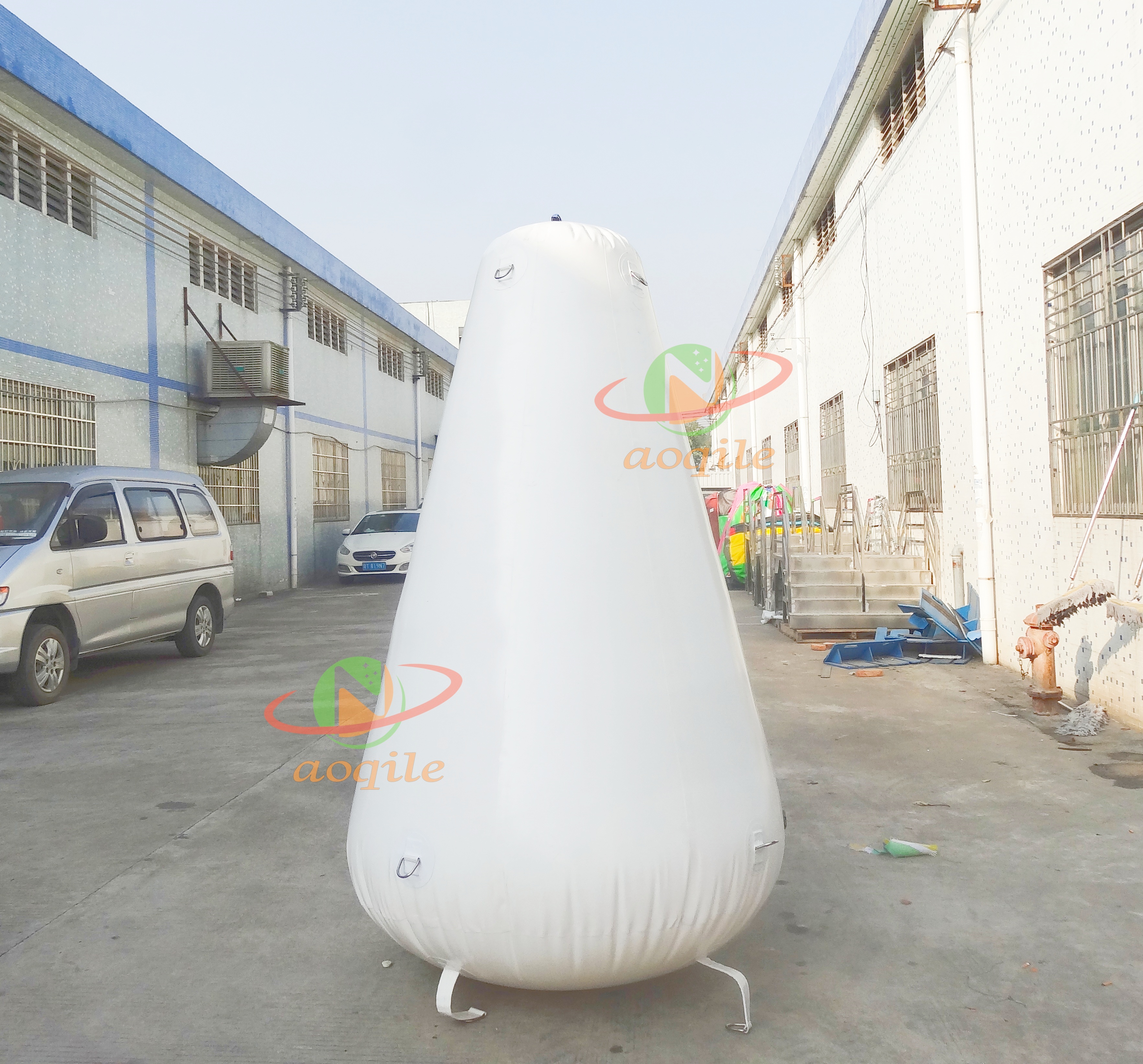 Customized Large Floating Inflatable Triangle Buoy For Water Event Inflatable Buoy In Water Play Equipment