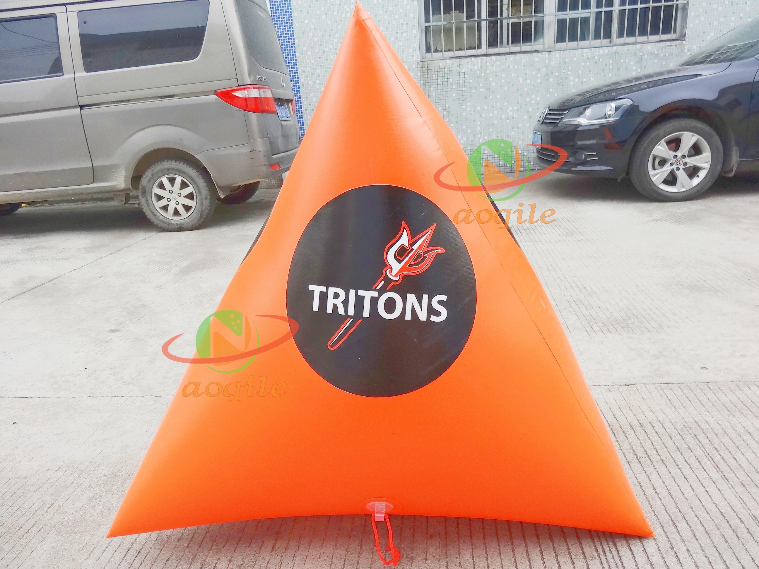 Water Event Inflatable Triangle Buoy Floating Water Swim Buoy Inflatable Marker Buoy For Water Activity