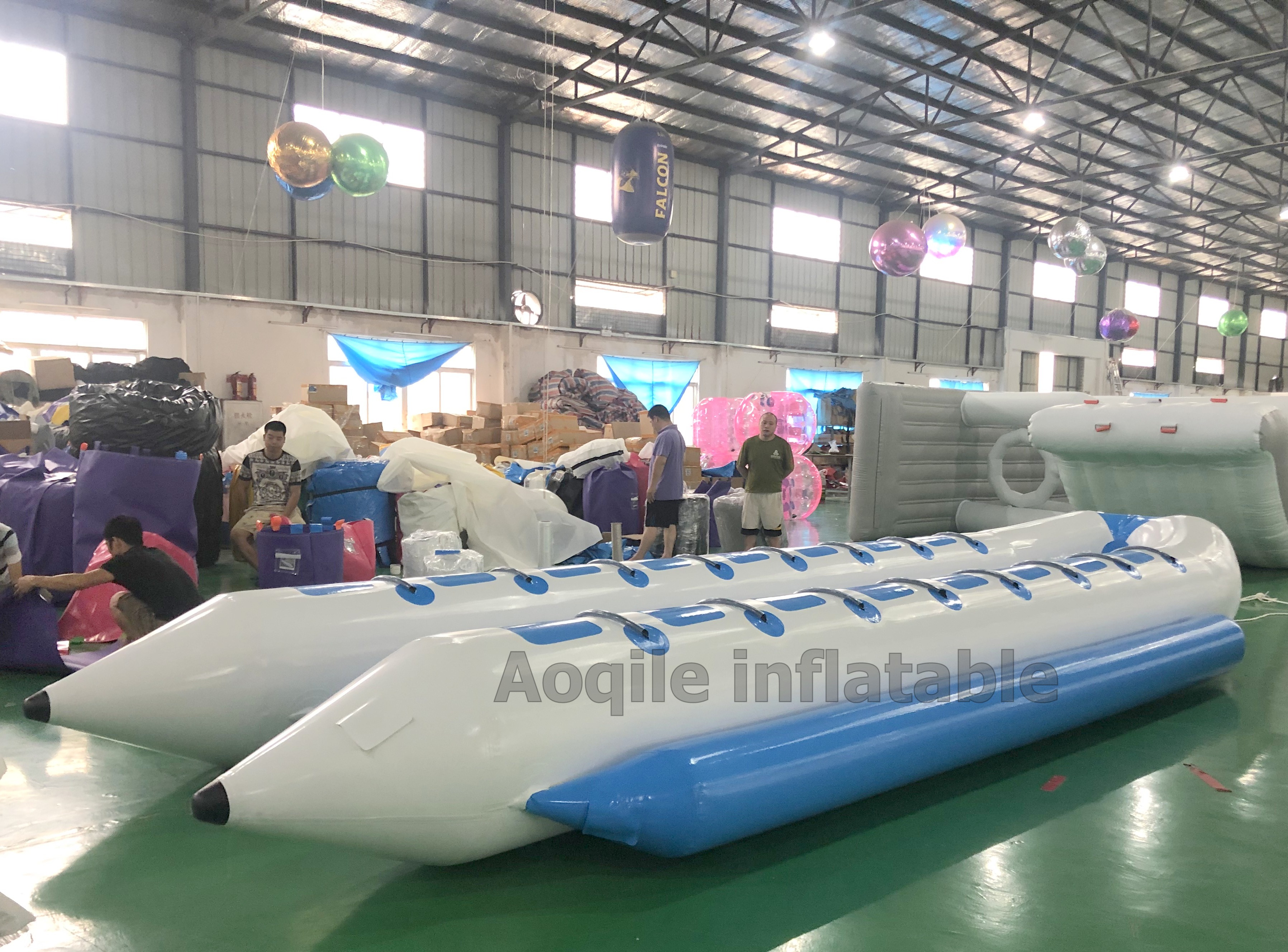 Towable Tube Inflatable Banana Boat Raft Floating Water Games Inflatable Trailer Tube for Adults