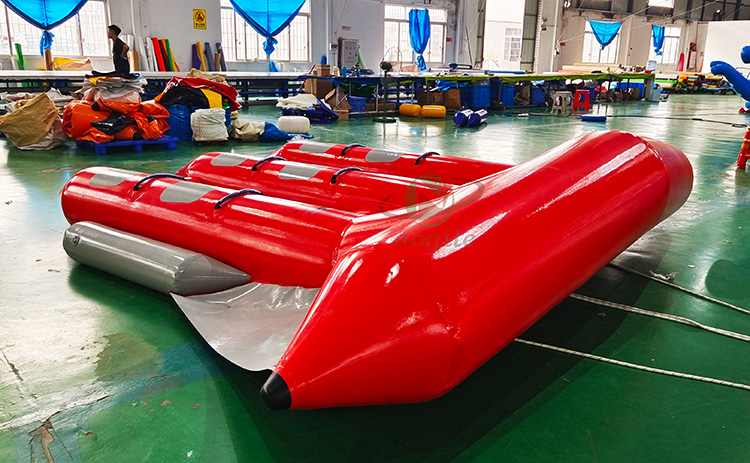 Customized Stimulus limit Water Sports Inflatable towable flying fish for PVC Tarpaulin