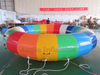 Hot sale Commercial Towable Inflatable colourful Rolling Donut Water Disco Boat
