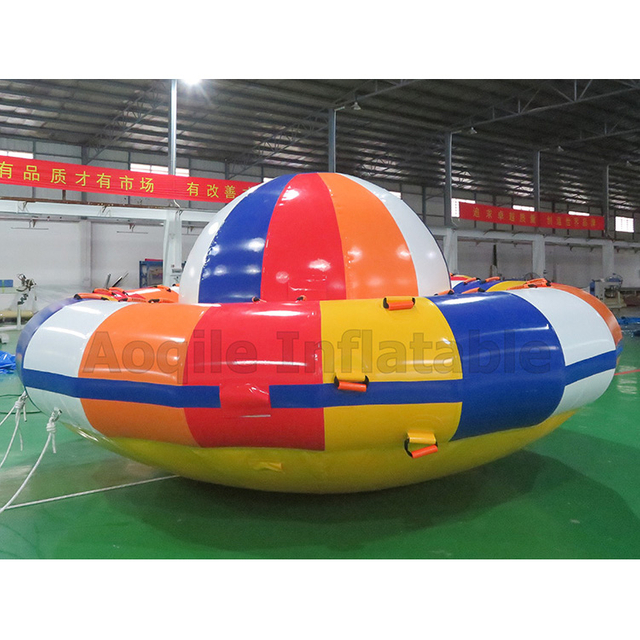 Durable Inflatable Water Saturn Boat Sea Entertainment Pvc Towable Inflatable Disco Boat