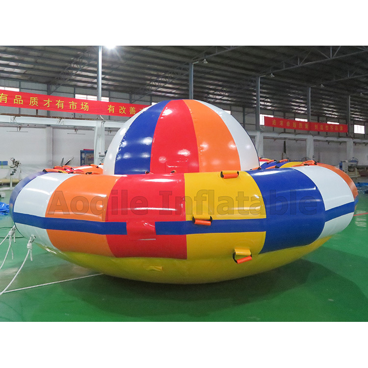 Durable Inflatable Water Saturn Boat Sea Entertainment Pvc Towable Inflatable Disco Boat