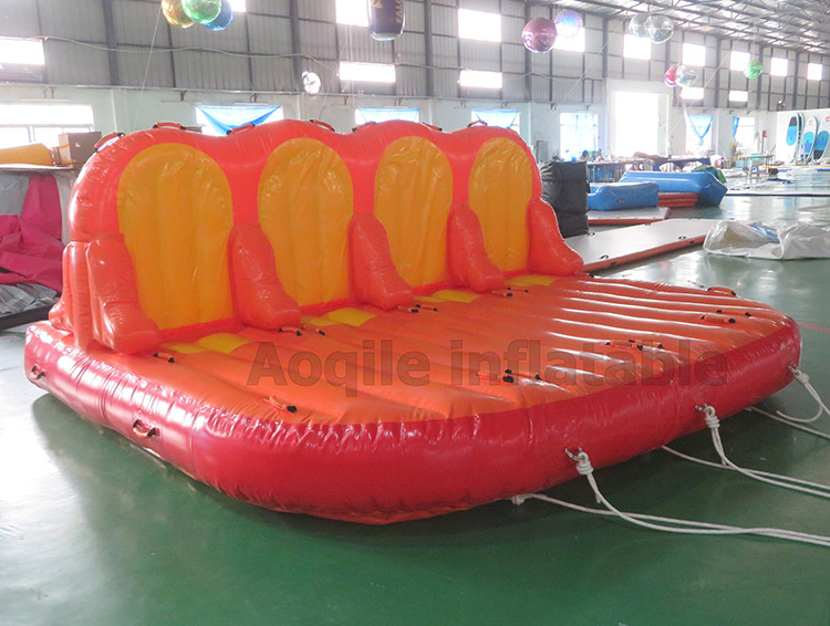 Summer Water Sports Games Inflatable Towable Flying Fish Boat Inflatable Floating Banana Boat