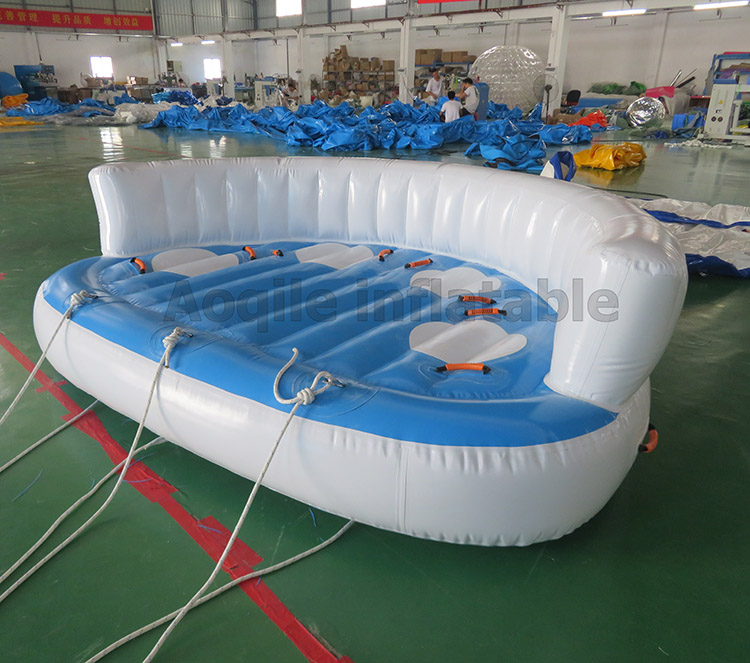 Inflatable Floating Sofa Flying Fish Water Sports Games Banana Boat Water Ski Towable Equipment