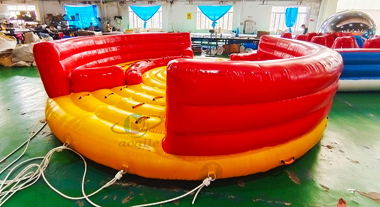 Inflatable Water Sports Toys Adult Water Slide Tube Crazy Flying Saucer Game Water Ski Towable