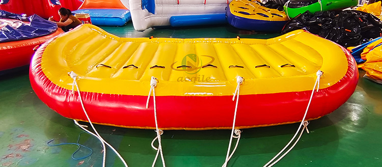 Factory Wholesale Inflatable Rotating Tube Water Ski Towable Entertainment Disco Boat