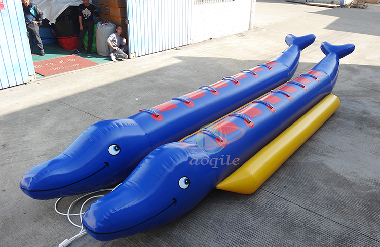 Water Play Equipment /Towable Water Banana Boat Inflatable Banana Boat For Water Ski