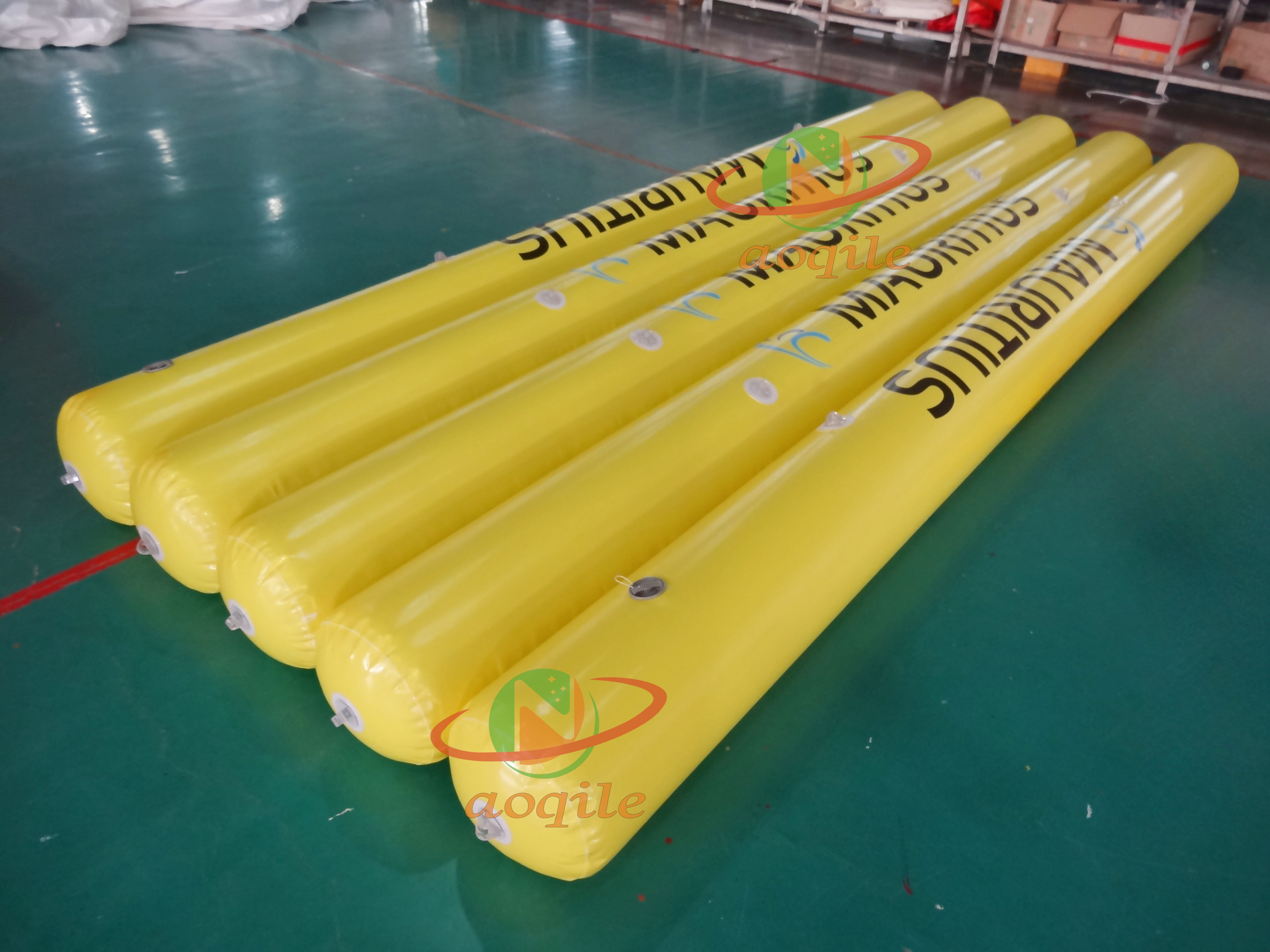 Pvc Airtight Swimming Long Cylindrical Advertising Buoy Open Water Competition Floating Buoy