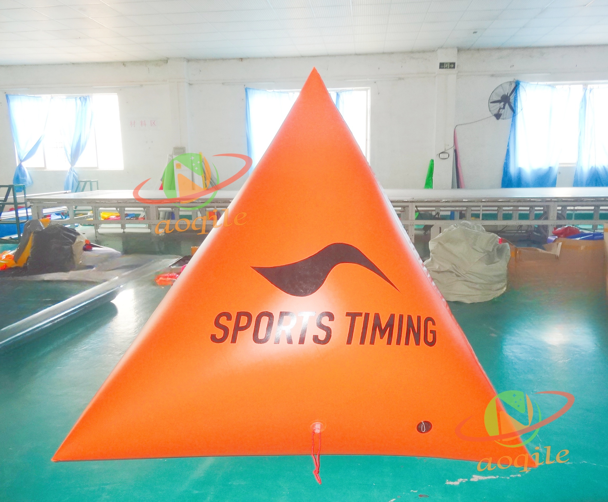 Customized Large Commercial Triangular Marine Race Marker Buoy Inflatable Marker