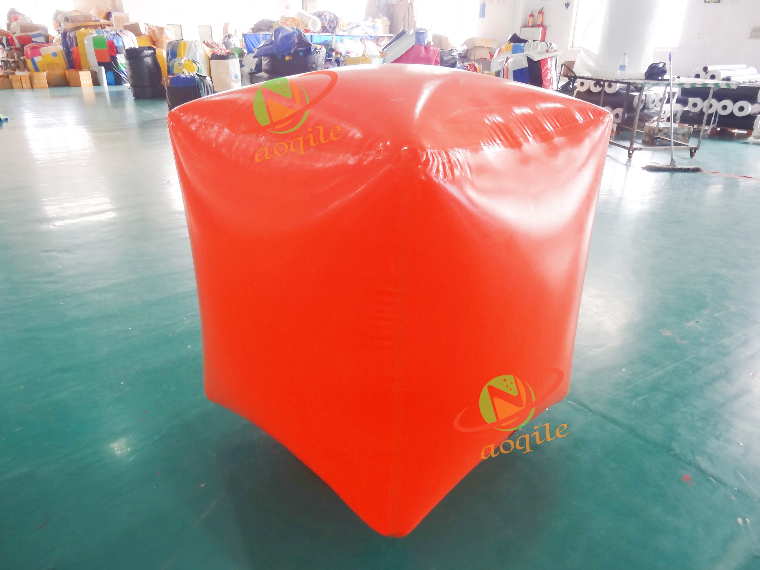 For Sale Water Inflatable Cube Buoy Swimming Competition Inflatable Floating Warning Mark