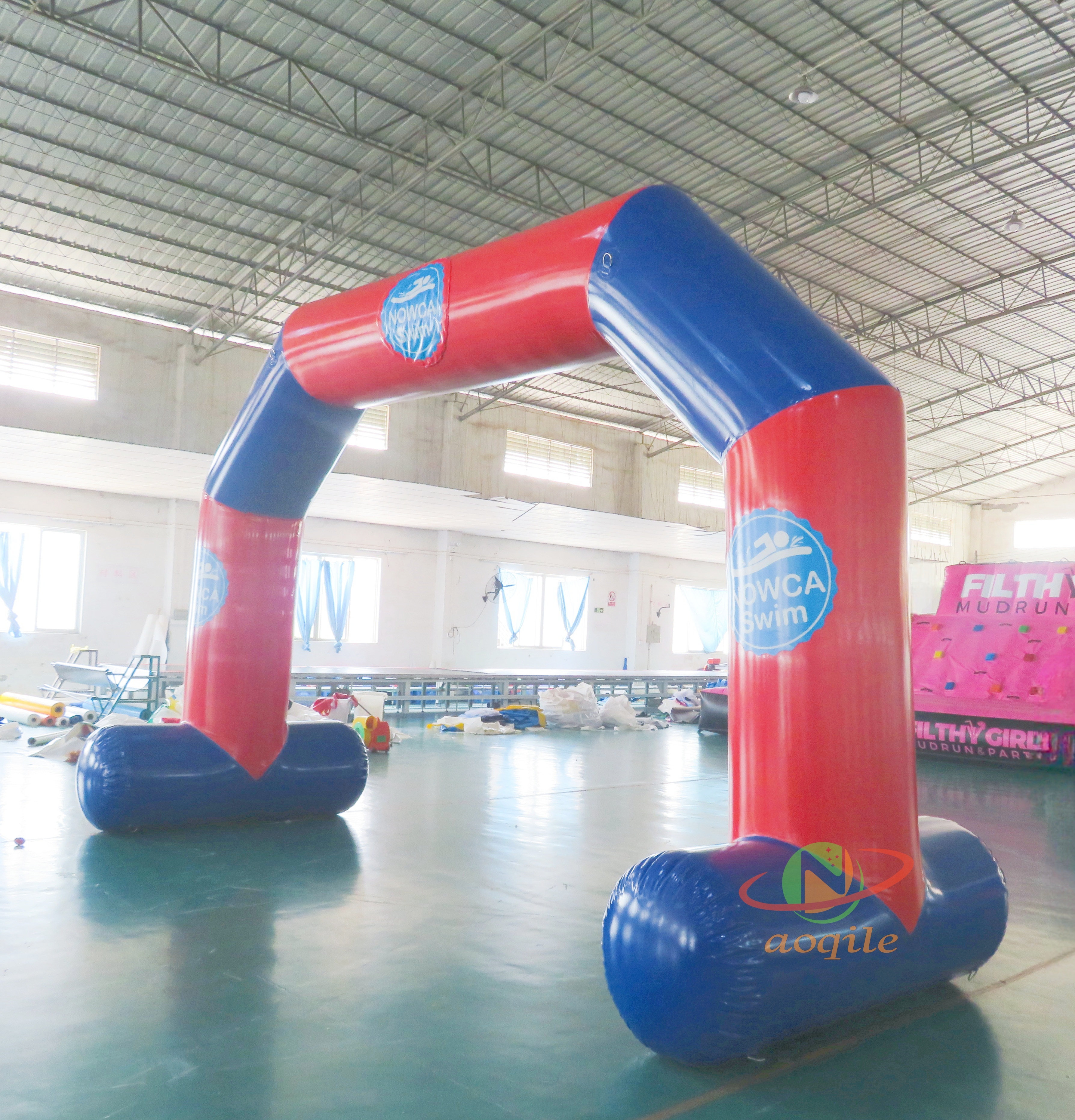 Outdoor inflatable entrance Advertising arch inflatable race start finish line arch for advertising event