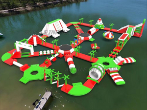 Floating Water Obstacle Climbing Sports Game Outdoor Summer Water Amusement Equipment Inflatable Water Park No reviews yet