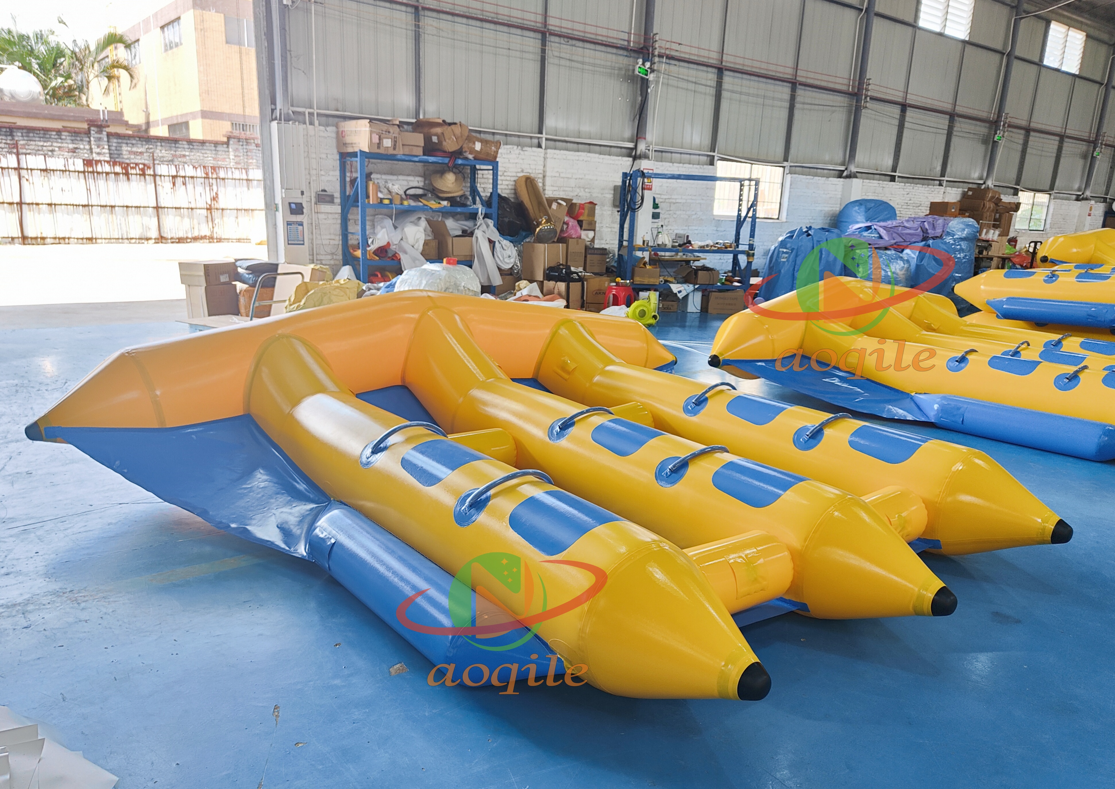 Factory price airtight 6 persons inflatable flying manta ray fish/Inflatable flyfish tube/inflatable flying towable for sales