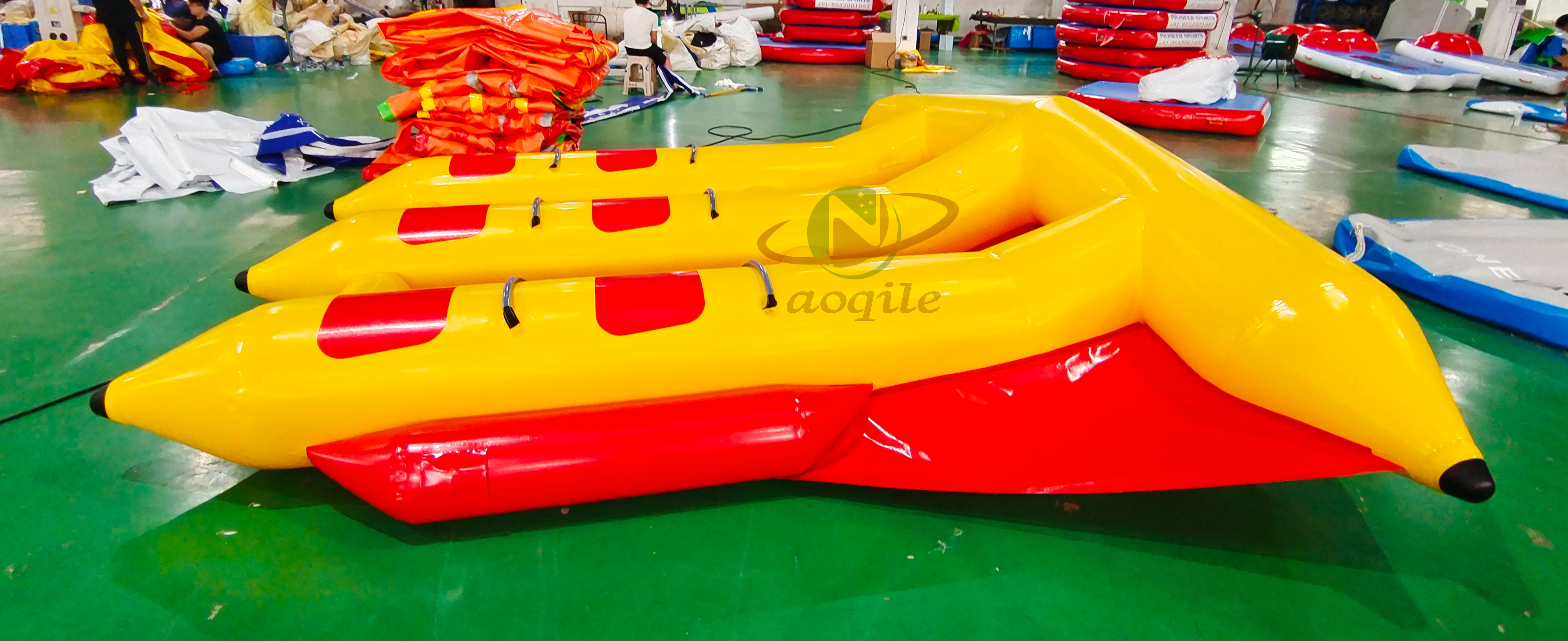 Factory price inflatable water sport fly fish flying fish towable tube banana Boat Water Play sea Equipment