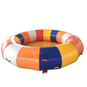 Inflatable Spinning Gyro Boat Towing Inflatable Multiplayer Water Toy Disco Boat