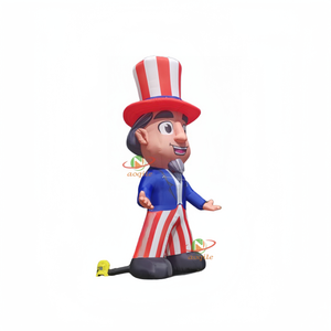 New Design Inflatable Cartoon Model Inflatable Jazz Inflatable Magician With Hat