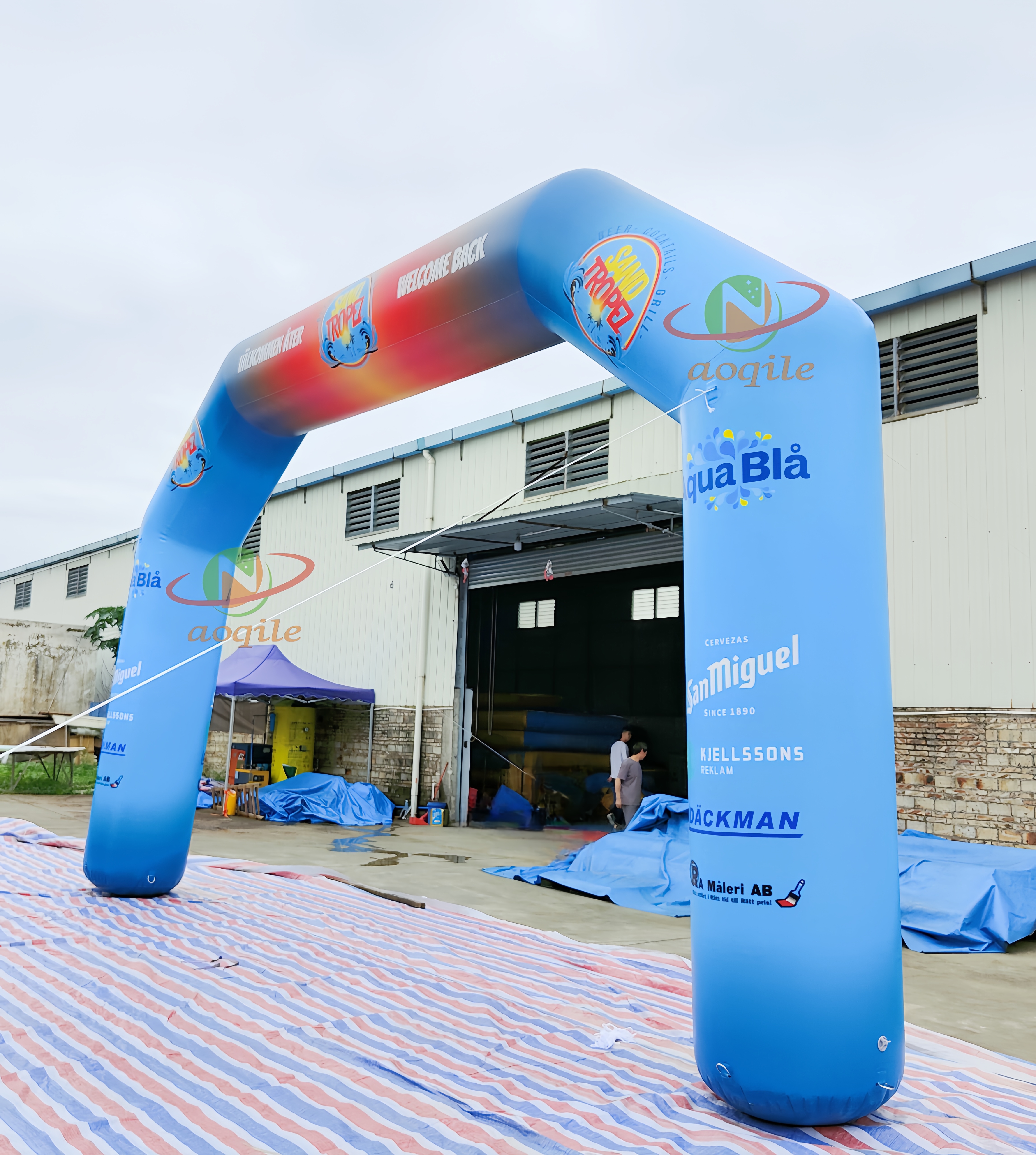 Event Start And Finish Line Advertising Arch Outdoor Inflatable Arch Model