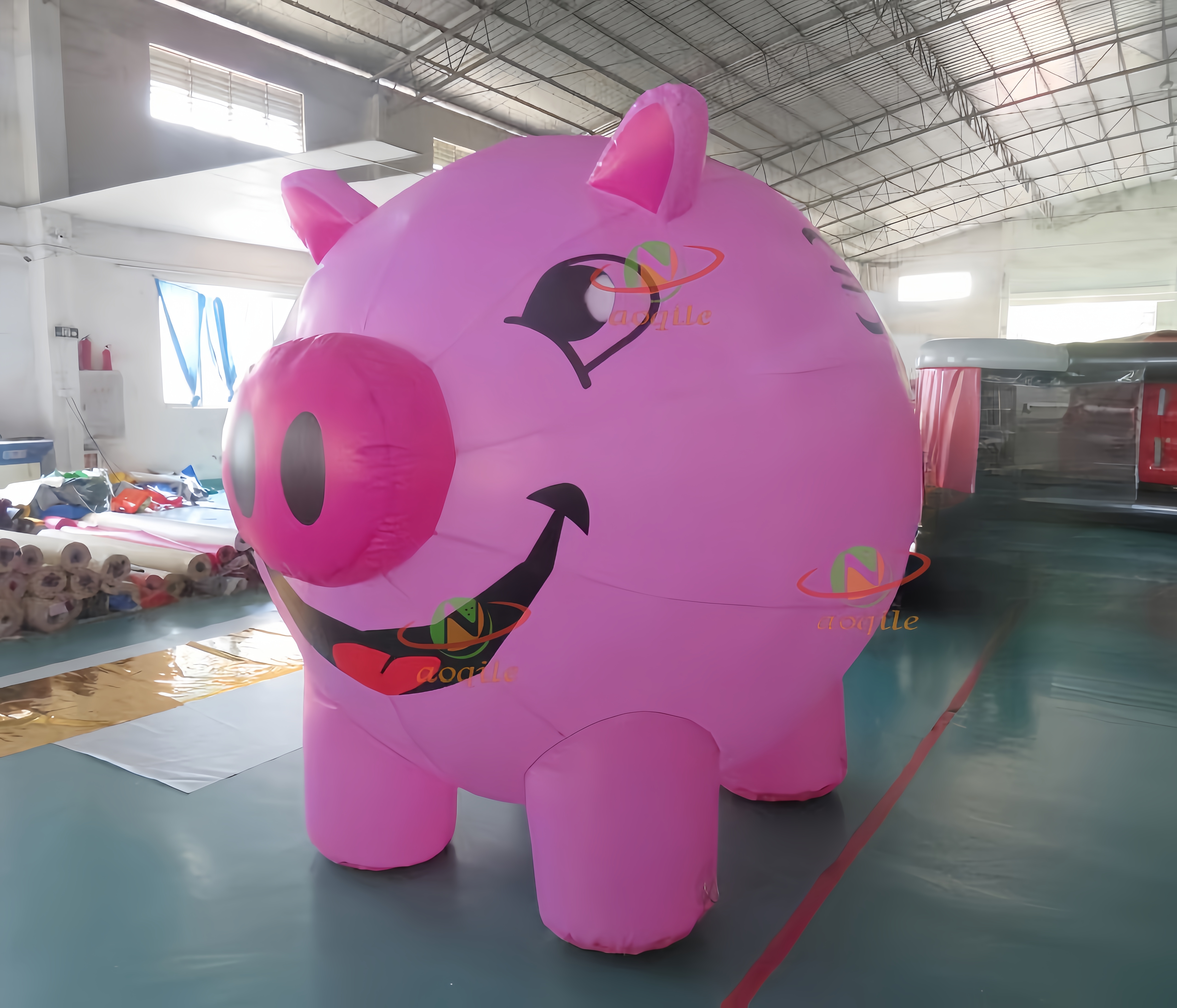 Outdoor Advertising Inflatable Pig Bank Customized Giant Inflatable Pig Balloons For Sale