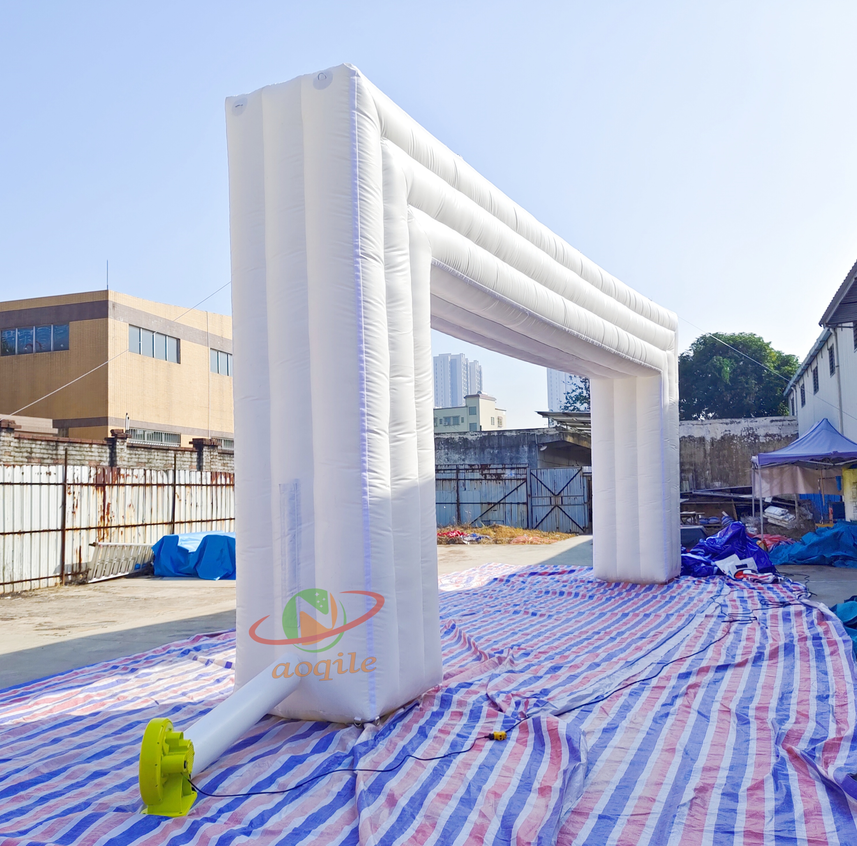 PVC Tarpaulin Airtight Inflatable Entrance Arch Indoor And Outdoor Advertising Arch Prinfull