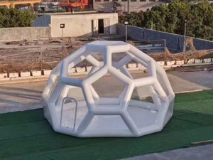 Aoqile 2025 Newly Designed Irregular Luminous Inflatable Outdoor Camping Tent for Events