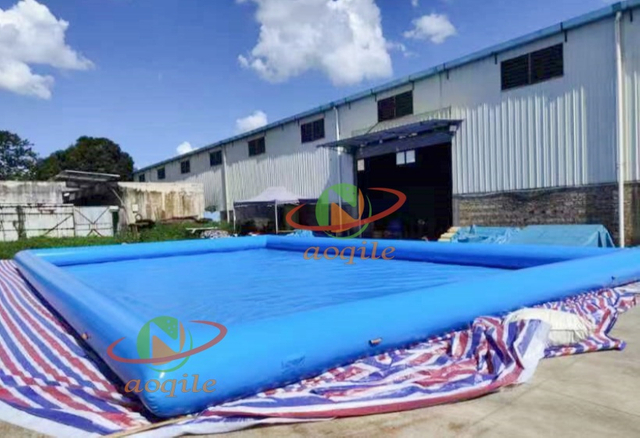 Aoqile Water Park Outdoor Land High-quality Sun-proof Wear-resistant Inflatable Swimming Pool for Events