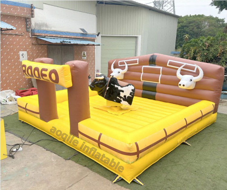 Aoqile Newly Designed Outdoor Entertainment Commercial High-quality Inflatable Bullfighting Machine for Events