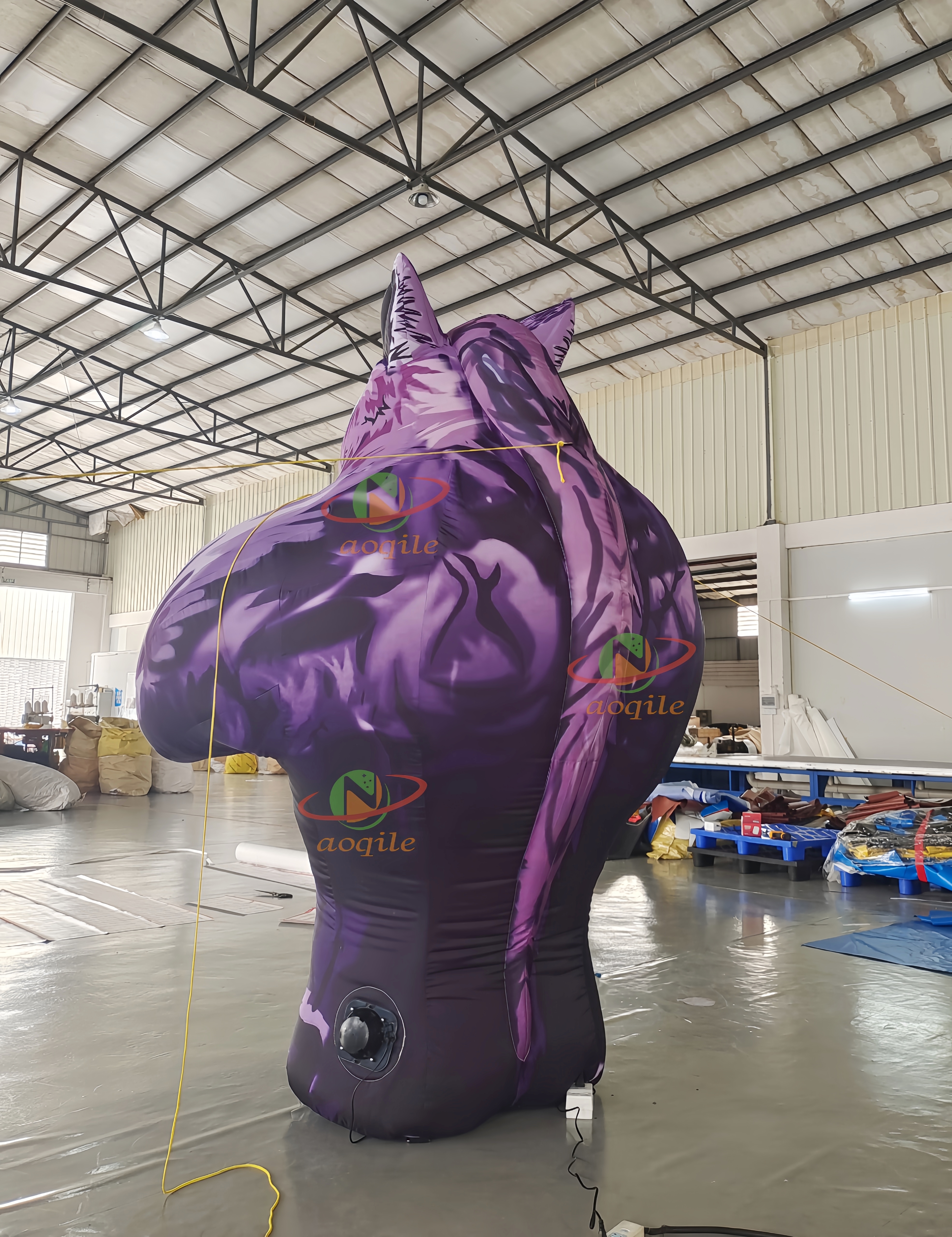 High Quality Inflatable Wolf Model Custom Inflatable Animal Cartoon Wolf for Festival