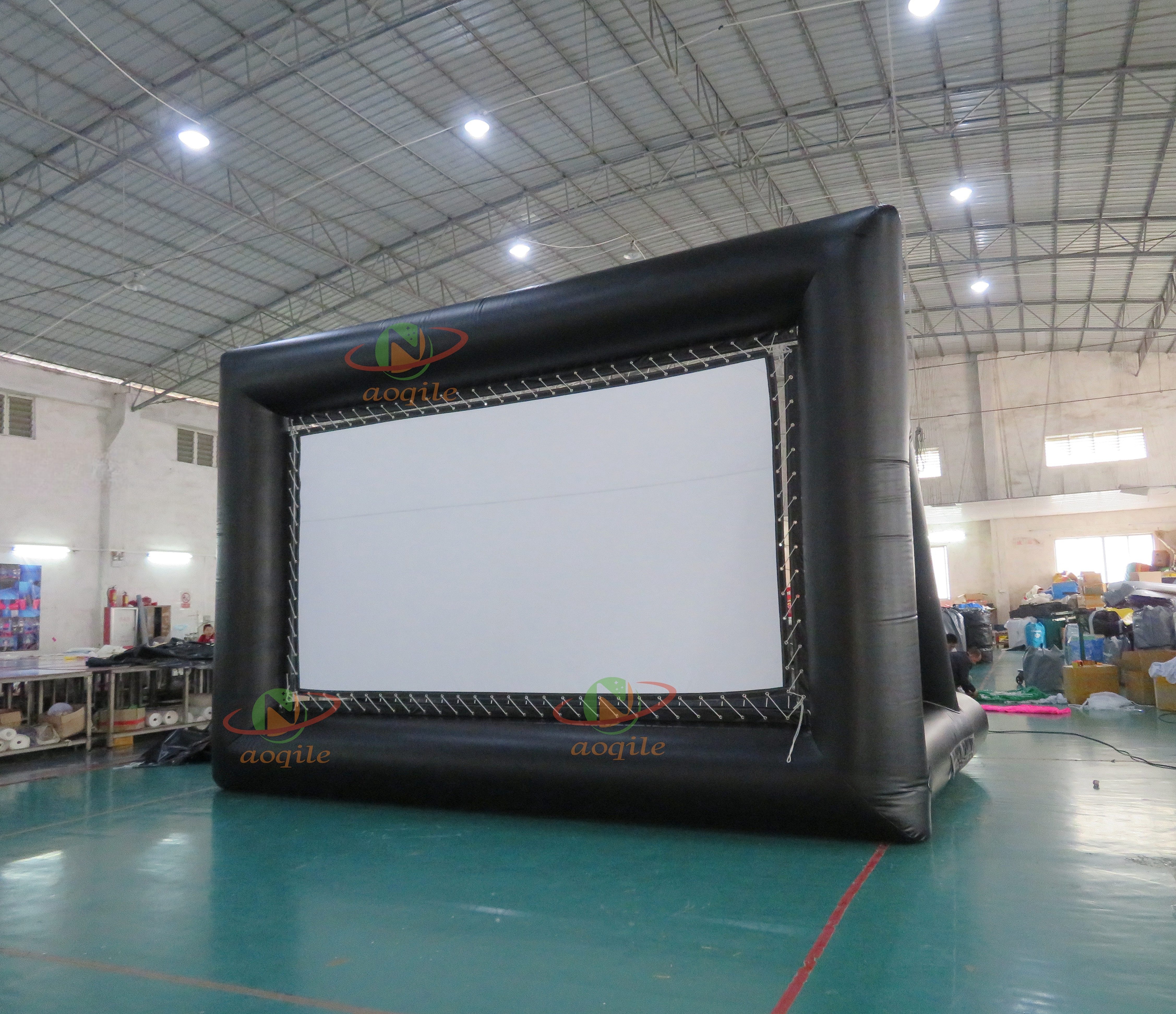 High Quality Outdoor 16ft Projector Screen Inflatable,Movie Screen Inflatable,Inflatable Led Screen For Rental