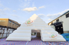 Aoqile Commercial Inflatable Triangular Tower Sturdy PVC for Festival Parade Amusement Park Decorations for Events