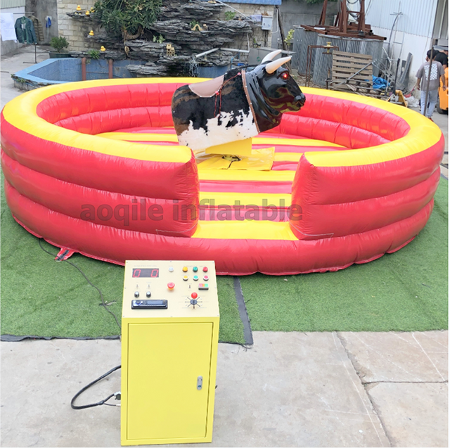 Aoqile Circular Outdoor Entertainment Commercial High-quality Inflatable Bullfighting Machine for Events